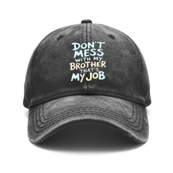 Vintage Unisex Baseball Cap with Fun Quote