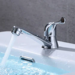 Modern Chrome Cold Water Sink Faucet Mixer
