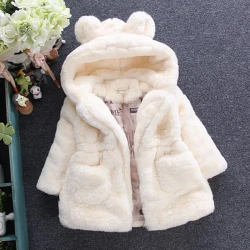 Korean Toddler Plush Fleece Jacket for Boys and Girls