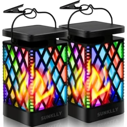 Color Changing Waterproof Solar Lanterns with 9 Modes