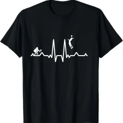 Men's Basketball Heartbeat Graphic T-Shirt
