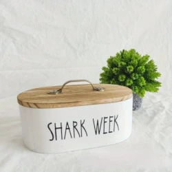 Wooden Storage Box Multifunctional Organizer with Lid