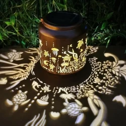 Outdoor Waterproof Turtle Solar Hanging Lanterns