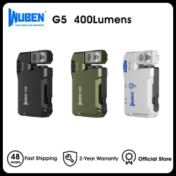 WUBEN G5 Rechargeable Mini Flashlight with RGB Light
