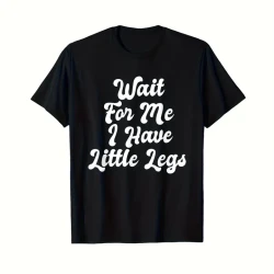 Mens Casual Graphic Tee with Humorous Text