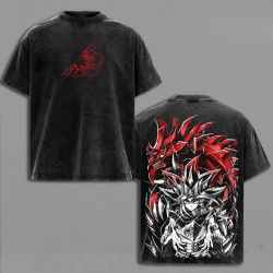 Anime Yu Gi Oh Slifer Dragon Oversized T Shirt