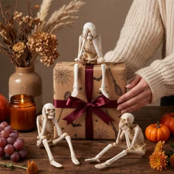Halloween Skeleton Decor Set for Spooky Displays