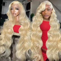 Full Frontal HD Transparent Blonde Lace Wig
