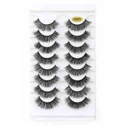 Soft Fiber Fluffy False Eyelashes for Daily Makeup