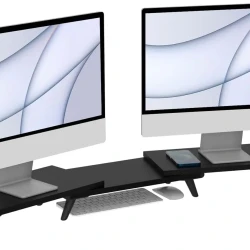 Ergonomic Dual Monitor Stand Riser for Desk