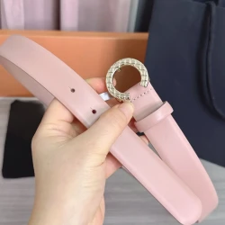 Elegant Pink Rhinestone Women's Waist Belt