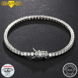 Real S925 D VVS Moissanite Tennis Bracelet