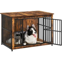 Heavy Duty Dog Crate Furniture and Side Table