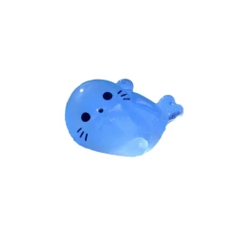 Kawaii Luminous Mini Seal Pup Figurines Set