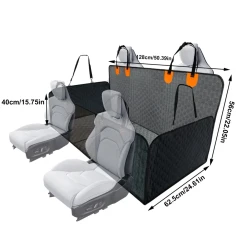 Waterproof Dog Car Seat Cover with Hammock Design