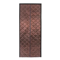Magnetic Thermal Insulated Door Curtain Coffee Color