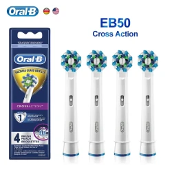 Oral B EB50 Cross Action Replacement Brush Heads