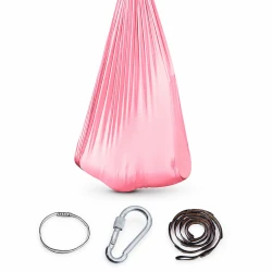 Pink Indoor Yoga Hammock Swing for Relaxation