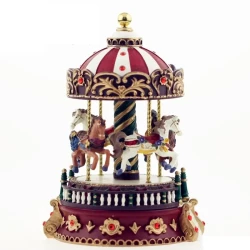 18 Tone Rotating Carousel Music Box Gift