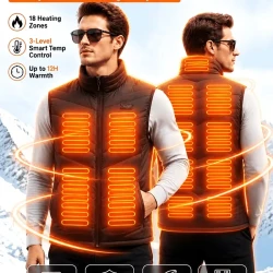 Men's Dual Control 18 Zone Heated Vest