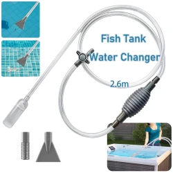 Portable Fish Tank Siphon Vacuum Cleaning Kit
