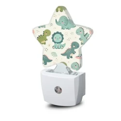 Cartoon Baby Dino Star Night Light for Kids