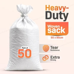 Heavy Duty Polypropylene Garden Waste Bags 50 Pack