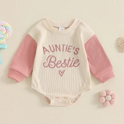 Soft Waffle Bodysuit for Newborn Baby Girls