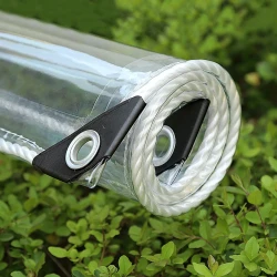 Waterproof Transparent PVC Tarpaulin for Outdoor Use