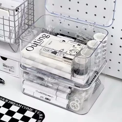 Large Stackable Storage Boxes with Lid 2-6PCS