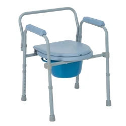 Adjustable 3-in-1 Bedside Commode Chair for Adults