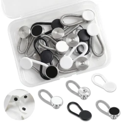 20 Pack Elastic Collar Extenders for Shirts