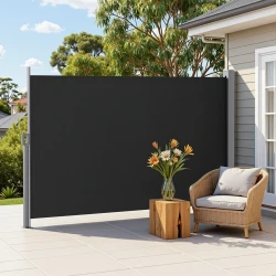 Retractable Outdoor Privacy Screen Side Awning