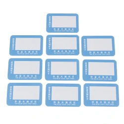 10 Pack PVC Anti Blue Light Test Cards