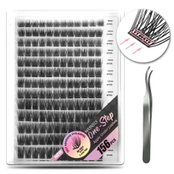 Self Adhesive Fluffy Wispy False Eyelashes