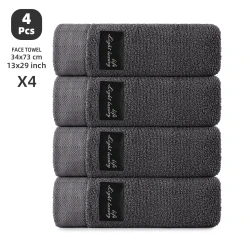 Pack of Soft Cotton Towels for Hair and Face