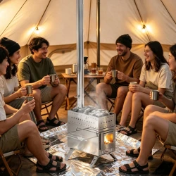 Portable Stainless Steel Sauna Stove for Outdoor Cooking