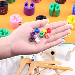 290 Color Coded Clothes Hanger Markers Set