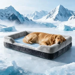 Extra Large Orthopedic Dog Bed with Cooling Gel Foam