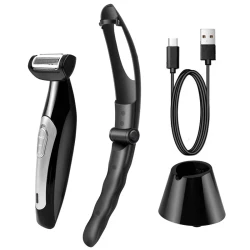 Long Handled Hair Shaving Razor for Men