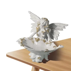 Handmade Angel Candle Holder Decorative Sculpture