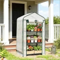 Compact Mini Greenhouse for Plant Growth