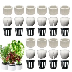Ceramic Aquatic Plant Fixing Ring Set for Aquariums