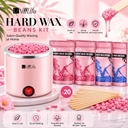 Professional Hard Wax Warmer Hair Removal Kit