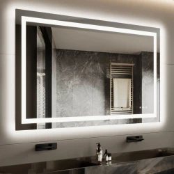 Dimmable LED Bathroom Mirror with Smart Technology