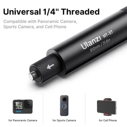 Ulanzi Extendable Invisible Selfie Stick for Action Cameras