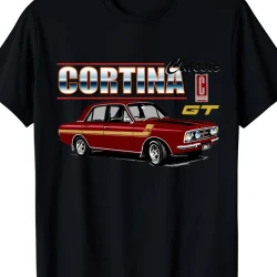 Retro Racing Cortina GT Classic Car T-Shirt