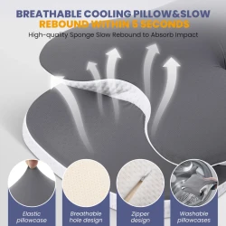 Ergonomic Neck Support Pillow for All Sleepers