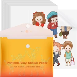Matte Glossy Printable Vinyl Sticker Paper 100 Sheets