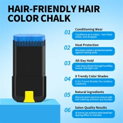 DIY Temporary Hair Color Chalk Instant Hairstyle Tool